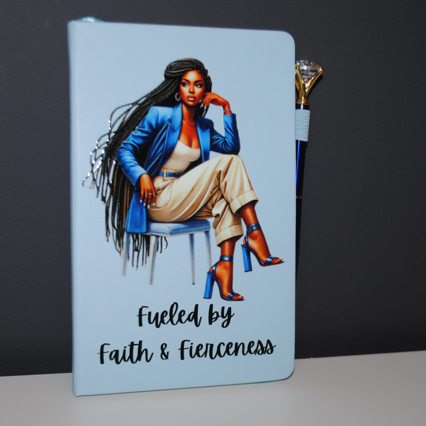 Matching Tumbler & Journal Bundle - Fueled by Faith