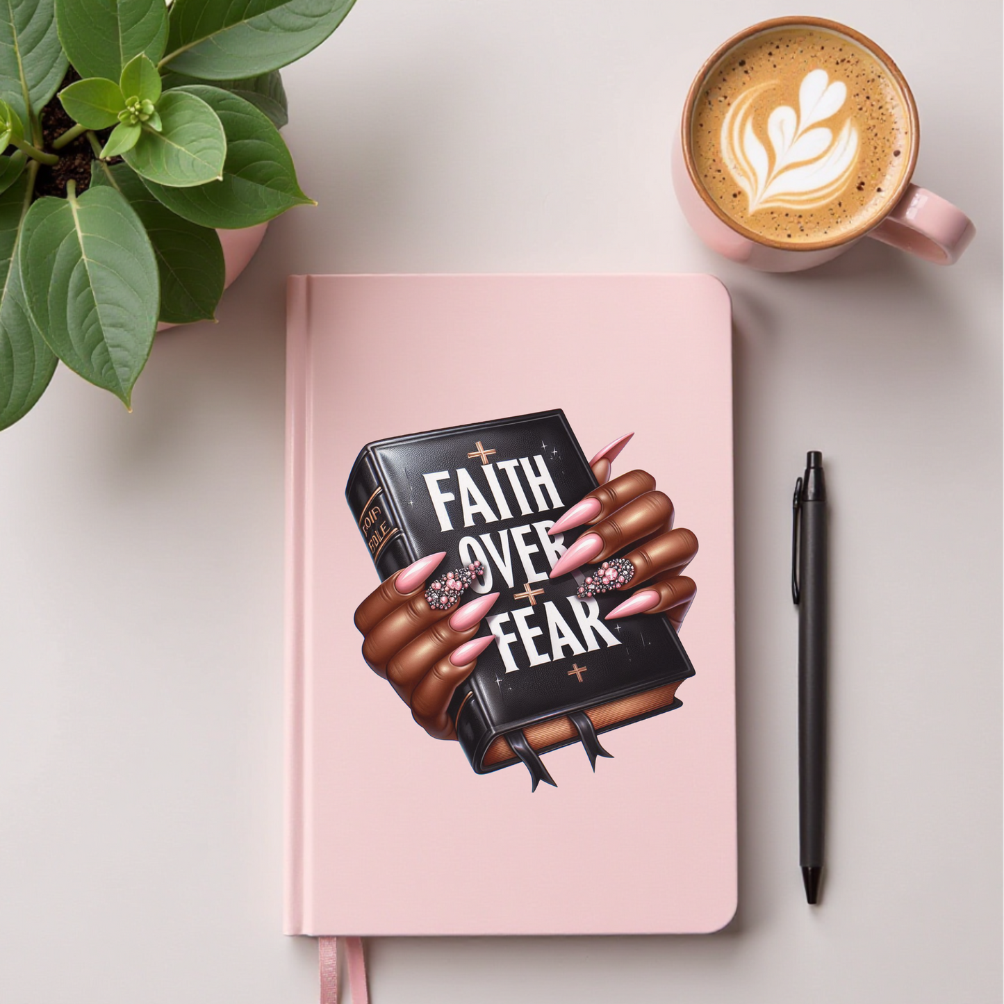 Journal (Pink) - Faith Over Fear
