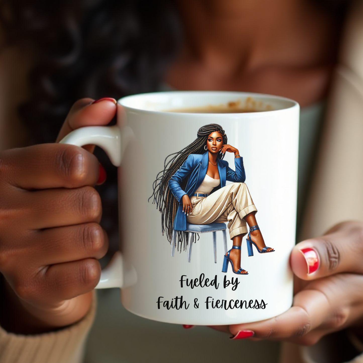 Fueled by Faith & Fierceness 11oz Mug