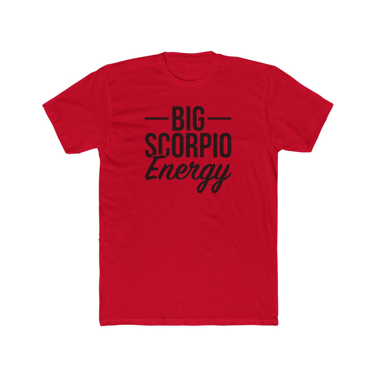 Big Scorpio Energy Unisex Cotton Crew Tee