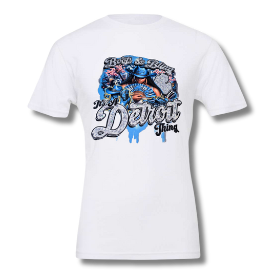 Boots & Bling T-shirt (Detroit)